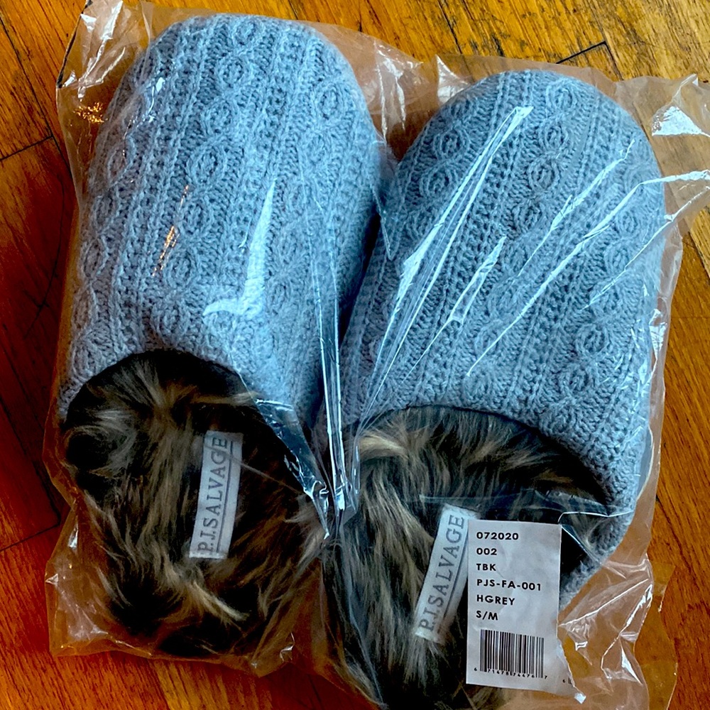 PJ Salvage fur lined Slippers